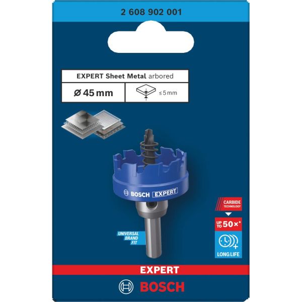 Коронка для листового металу Bosch Expert Sheet Metal 45х5 мм (2608902001)