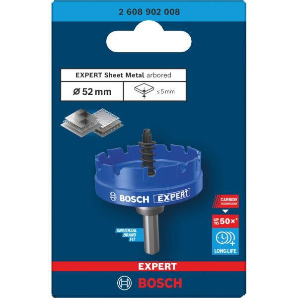 Коронка для листового металу Bosch Expert Sheet Metal 52х5 мм (2608902008)