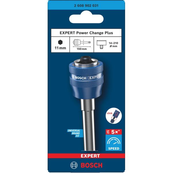 Подовжувач з адаптером Bosch Expert Power Change Plus 150 мм HEX 11 мм (2608902031)