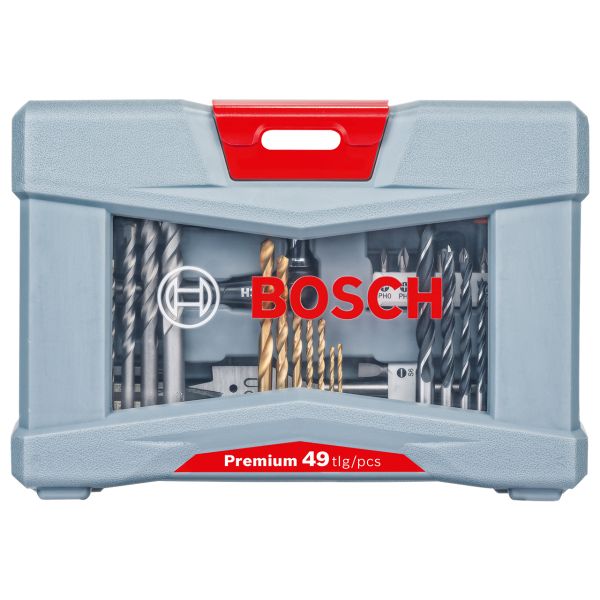 Набір свердел і насадок для загвинчування Bosch Premium X-Line, 49 шт (2608P00233)