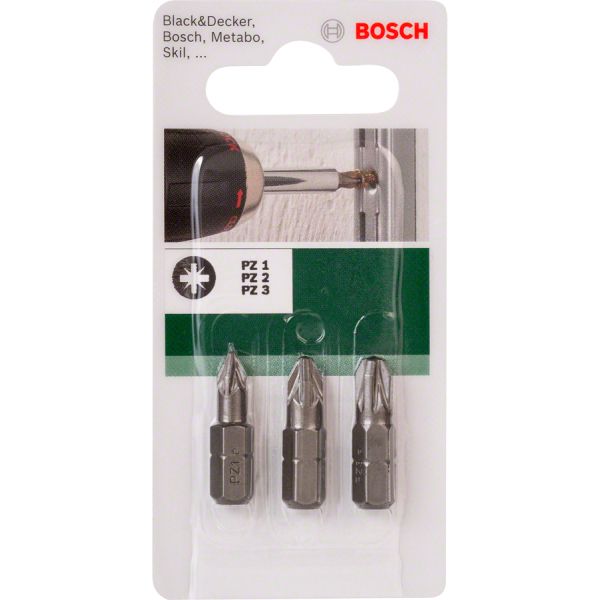 Набір насадок для загвинчування Bosch PZ1, PZ2, PZ3 XH, 25 мм (2609255967)