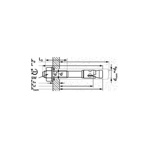 Анкер-болт m2 12х185/90 Mungo 3201218