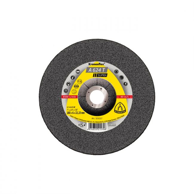 Зачистной круг Kronenflex Klingspor SUPRA A624T 125X6X22,23 (325216)