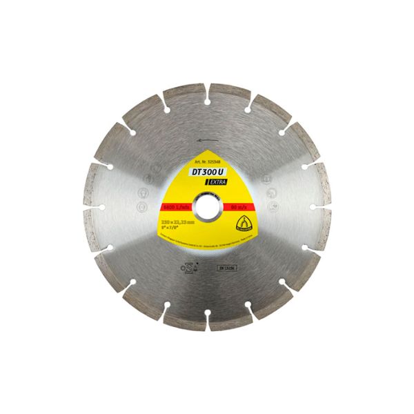 Алмазный отрезной круг Klingspor EXTRA DT300U 230X2,3X22,23/16S/7 (325348)