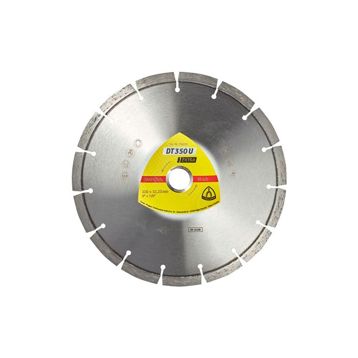 Алмазный отрезной круг Klingspor EXTRA DT350U 125X2,4X22,23/9S/10 (336215)