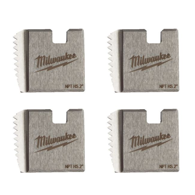 Плашки для нарізання різблення MILWAUKEE, FPTD 2" NPT HS (4шт) (для M18 FPT) (48361112)