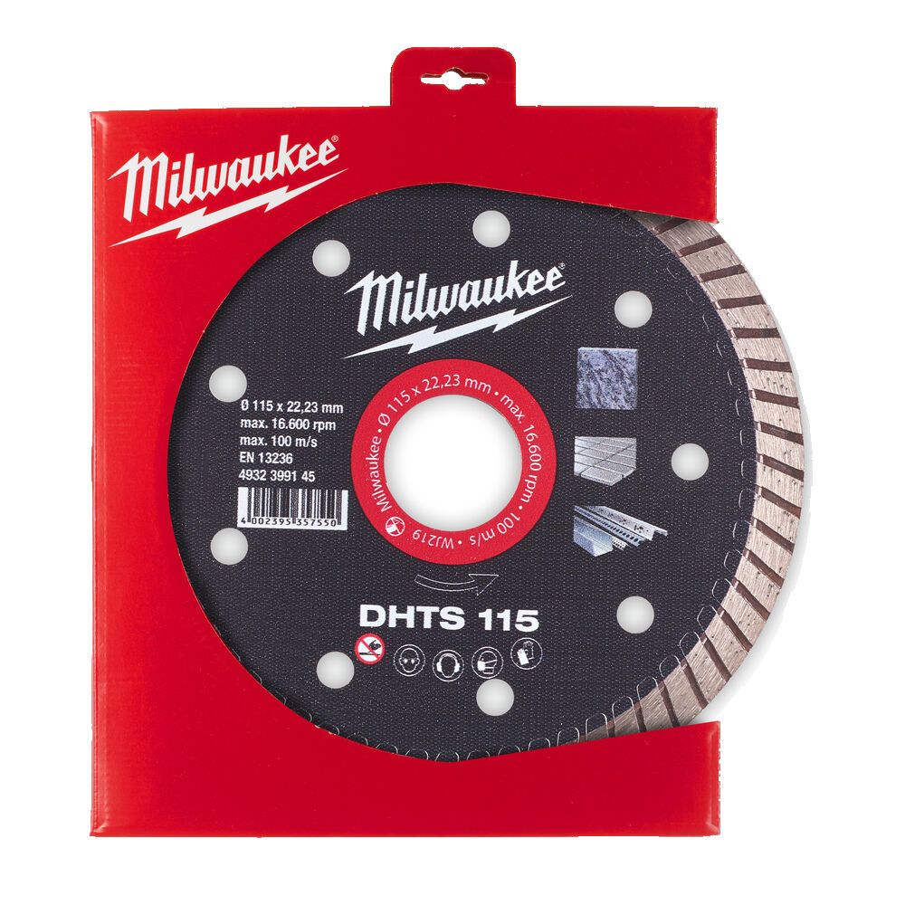 Диск алмазний MILWAUKEE DHTS 115, діаметр 115мм (4932399145)