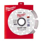 Диск алмазний Speedcross MILWAUKEE HUDD 125, діаметр 125мм (залізобетон, граніт) (4932399820)