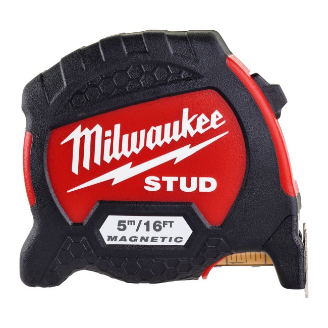 Рулетка магнитная STUD MILWAUKEE GEN II, 5м/16фт (33мм), (заміна на 4932498764) (4932471628)