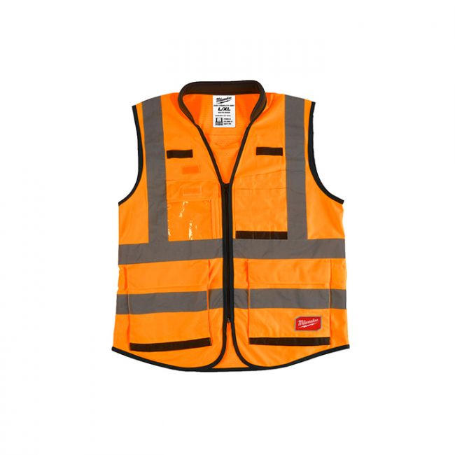 Жилет сигнальный Премиум оранжевый Milwaukee 2XL/3XL (4932471900)