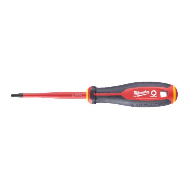 Викрутка з тригранною рукояткою ізольована VDE MILWAUKEE, T25х100мм (4932478731)