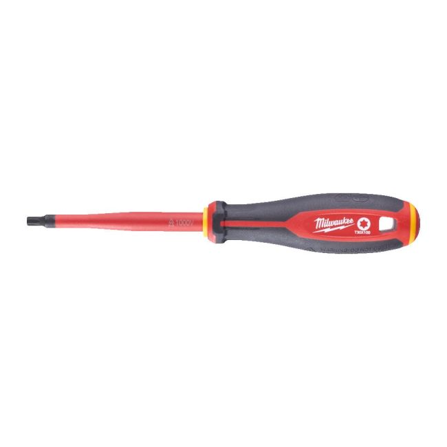 Викрутка з тригранною рукояткою ізольована VDE MILWAUKEE, T30х100мм (4932478732)