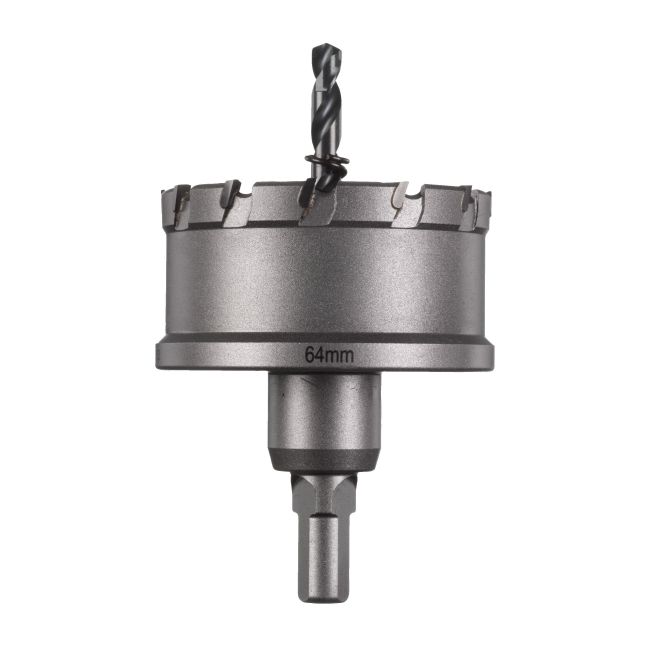 Коронка Holesaw TCT MILWAUKEE, для сталі/нержавіючої сталі, діаметр 64мм (4932479052)