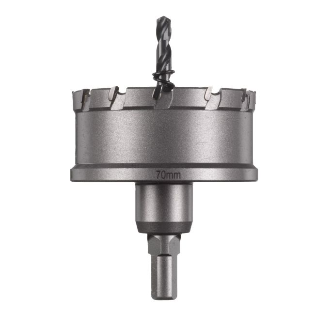 Коронка Holesaw TCT MILWAUKEE, для сталі/нержавіючої сталі, діаметр 70мм (4932479053)