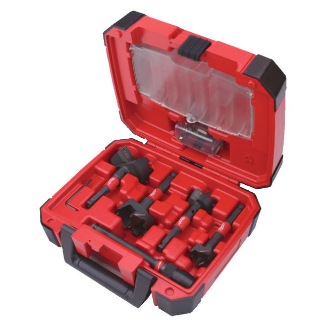 Набір насадок по дереву самоврізних SWITCHBLADE 7/16" Hex MILWAUKEE, (діаметри 35/38/54/65мм) (5шт) пластиковий кейс (4932479503)