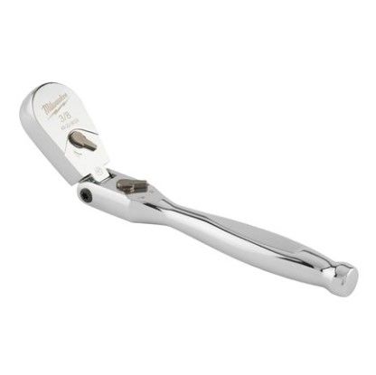 Тріскачка хромована шарнірна для головок 3/8'' MILWAUKEE, 216мм (4932479652)