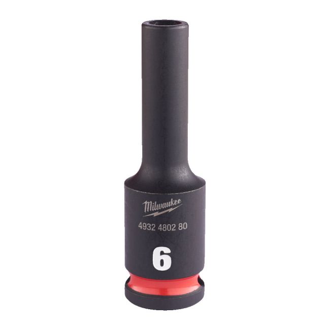 Головка ударна ShW 3/8'' SKT MILWAUKEE, подовжена, 6мм (4932480280)