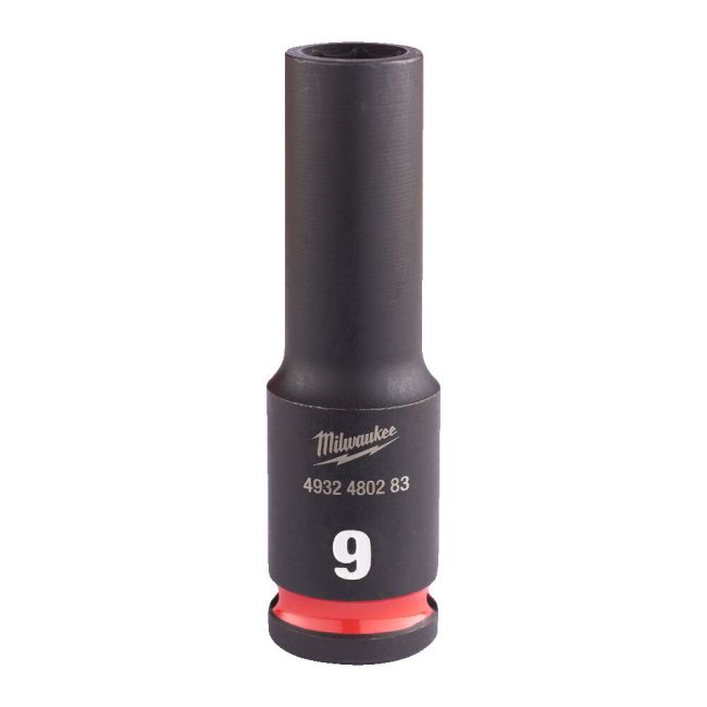 Головка ударна ShW 3/8'' SKT MILWAUKEE, подовжена, 9мм (4932480283)