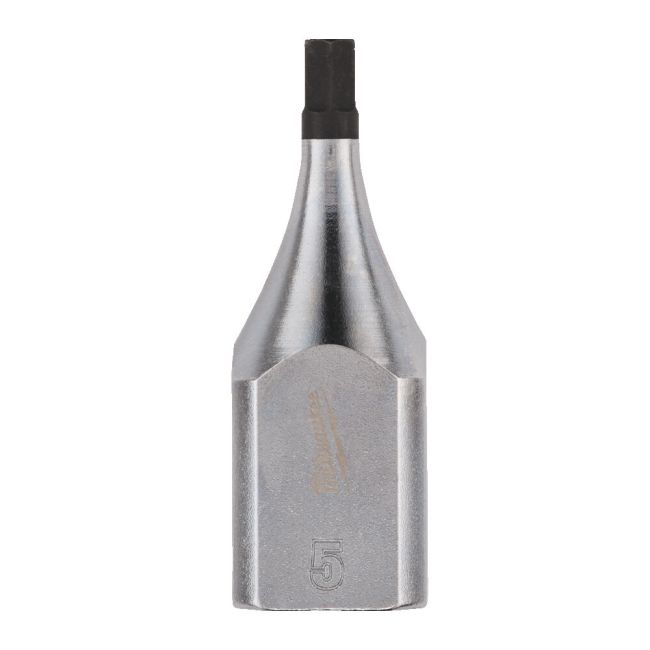 Головка торцева хромована 1/2'' MILWAUKEE з бітою HEX, 5мм (4932480843)