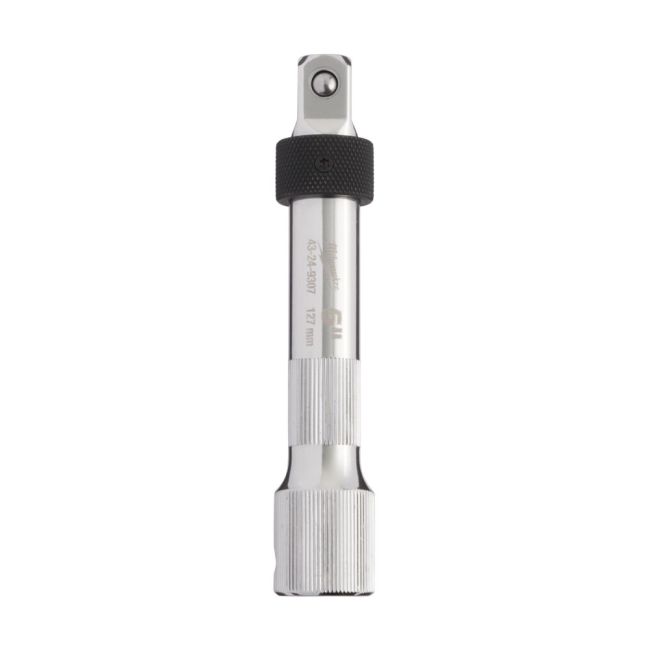 Подовжувач хромований для головок 1/2'' MILWAUKEE, з фіксатором, 127мм (4932480937)