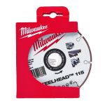 Диск алмазний Speedcross STEELHEAD 115 MILWAUKEE, діаметр 115мм, (метал, нержавійка) (4932492014)