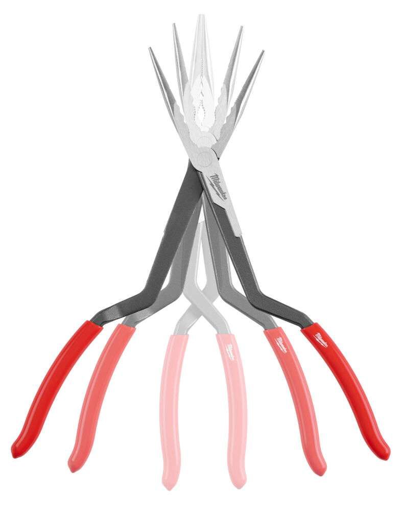 Довгогубці LONG REACH PLIER-STRAIGHT MILWAUKEE, 332мм (4932492497)