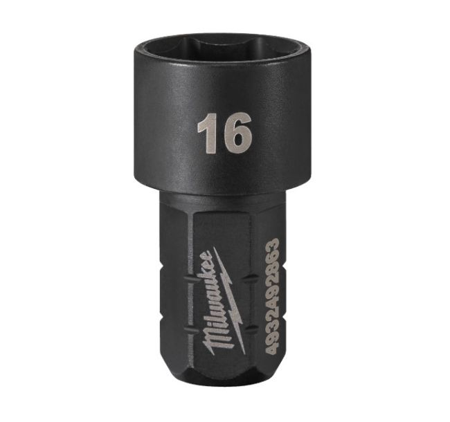 Головка-вставка 14,4мм Hex MILWAUKEE, FPTR-S16, 16мм (для M12 FPTR) (4932492863)