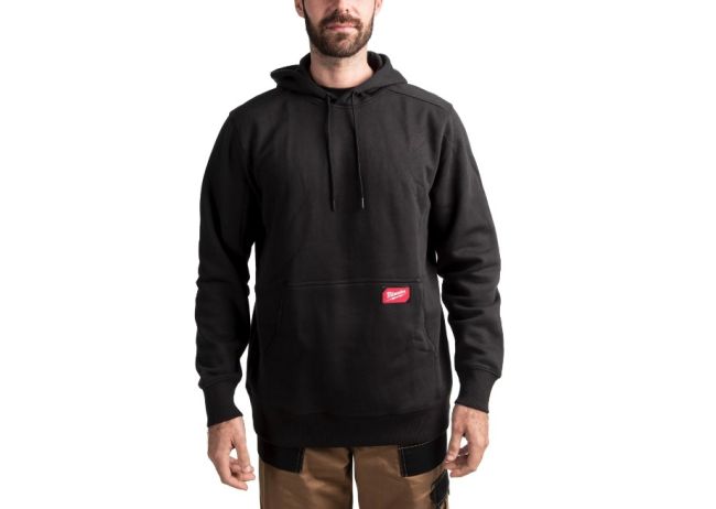 Толстовка WHMW MILWAUKEE, з капюшоном, чорна, розмір XXL (4932493120)