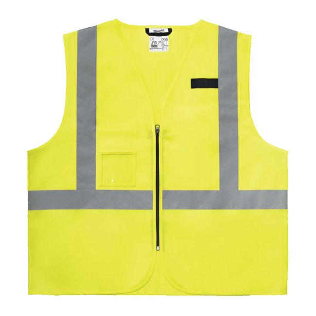 Жилет сигнальний Hi-Viz MILWAUKEE, жовтий (4XL/5XL) (4932493997)