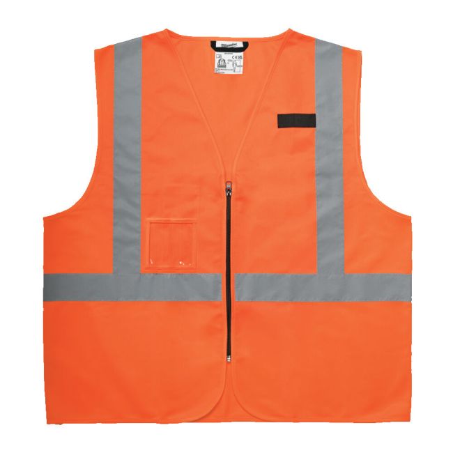 Жилет сигнальний Hi-Viz MILWAUKEE, помаранчевий (4XL/5XL) (4932498001)