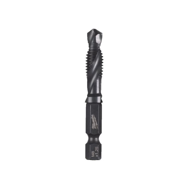 Свердло-метчик 1/4 Hex комбіноване 3-в-1 HSS-G MILWAUKEE, M8x57мм (4932498265)