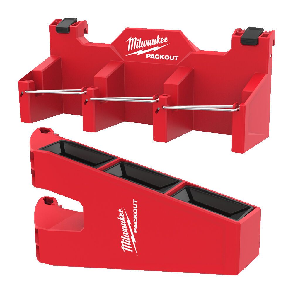 Тримачі бічні для кейсів PACKOUT MILWAUKEE (2шт) для рівней (4932498649)