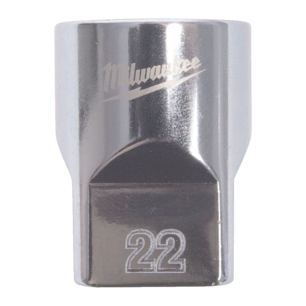 Головка торцева хромована 1/2'' MILWAUKEE, (зірочка 12 гранн.), 22мм (4932498832)
