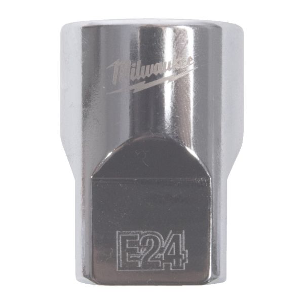 Головка торцева хромована TORX Е-стандарт1/2'' MILWAUKEE, E24 (4932498858)