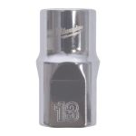 Головка торцева хромована 1/2'' MILWAUKEE, (зірочка 12 гранн.), 13мм (4932499116)
