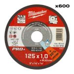 Диск відрізний по металу MILWAUKEE, SCS 41/125х1 PRO+, діаметр 125мм, (600шт) (4932500580)
