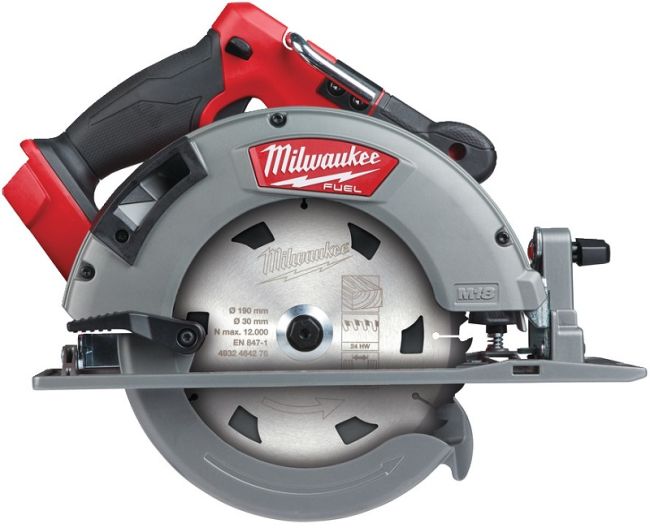 Пила дискова ручна акумуляторна MILWAUKEE, M18 FCS66-0, діаметр 190мм (каркас) (4933464725)