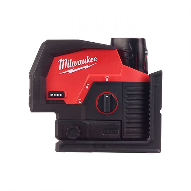 Линейно-точечный лазерный нивелир Milwaukee M12 CLLP-0C (кейс) (4933478101)
