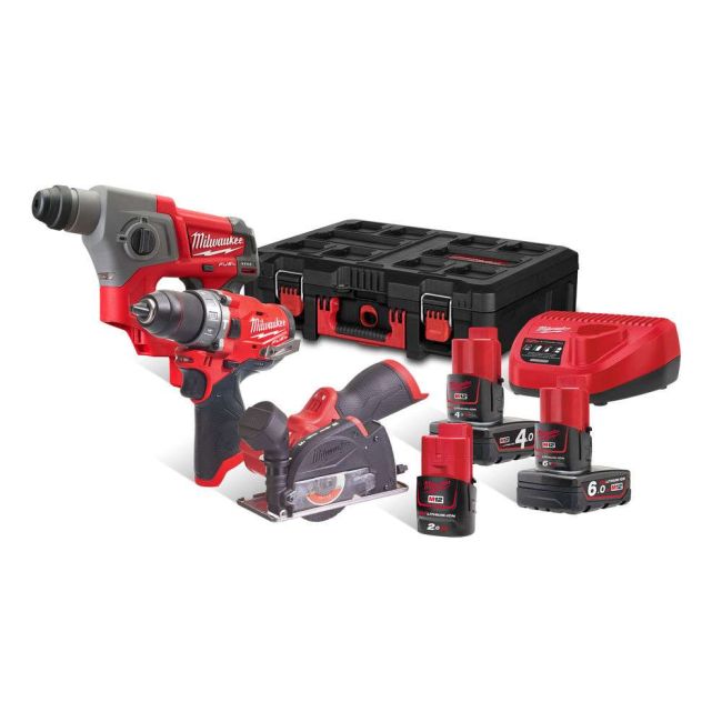 Набор аккумуляторных инструментов Milwaukee M12 FPP3R-6423P (4933478822)