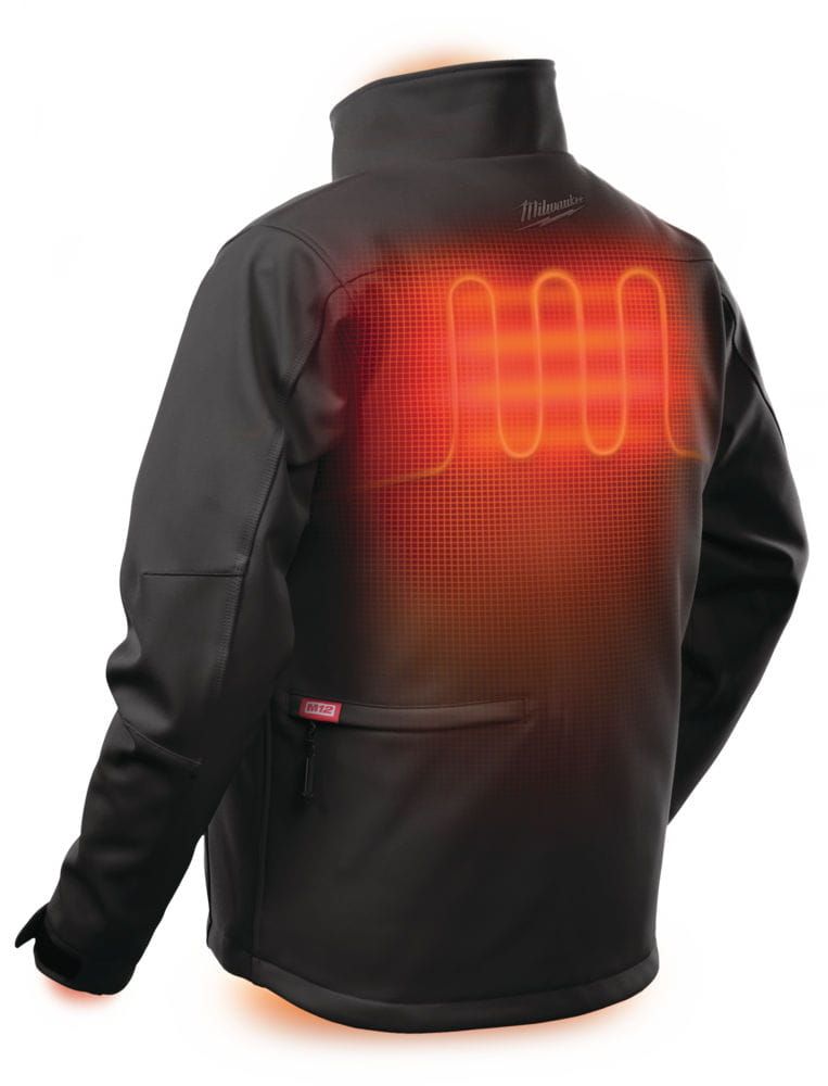 Куртка з підігрівом MILWAUKEE, M12 HJBL5-0(XXL), чорна (розмір XXL) (4933478971)