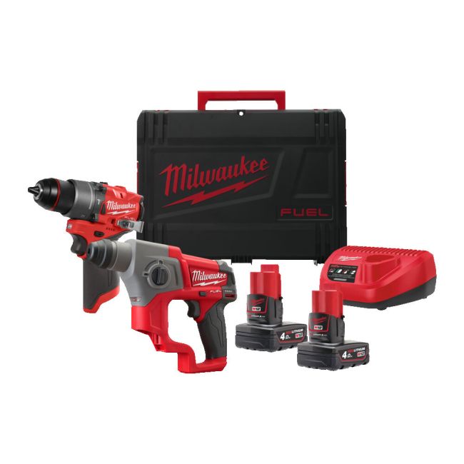 Набір акумуляторних інструментів M12 FPP2F2-402X MILWAUKEE (4933480590)
