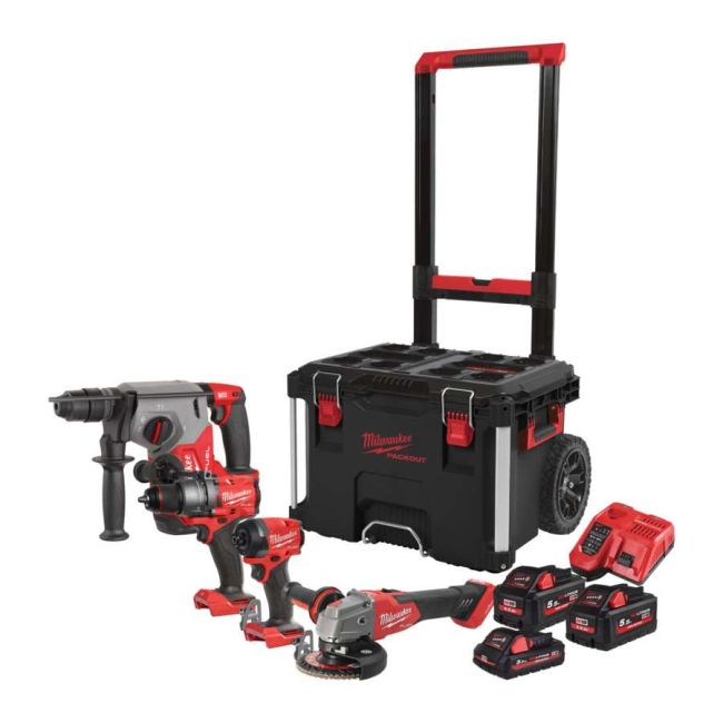 Набор аккумуляторных инструментов Milwaukee M18FPP4E-555T, 4933492530 (4933492530)