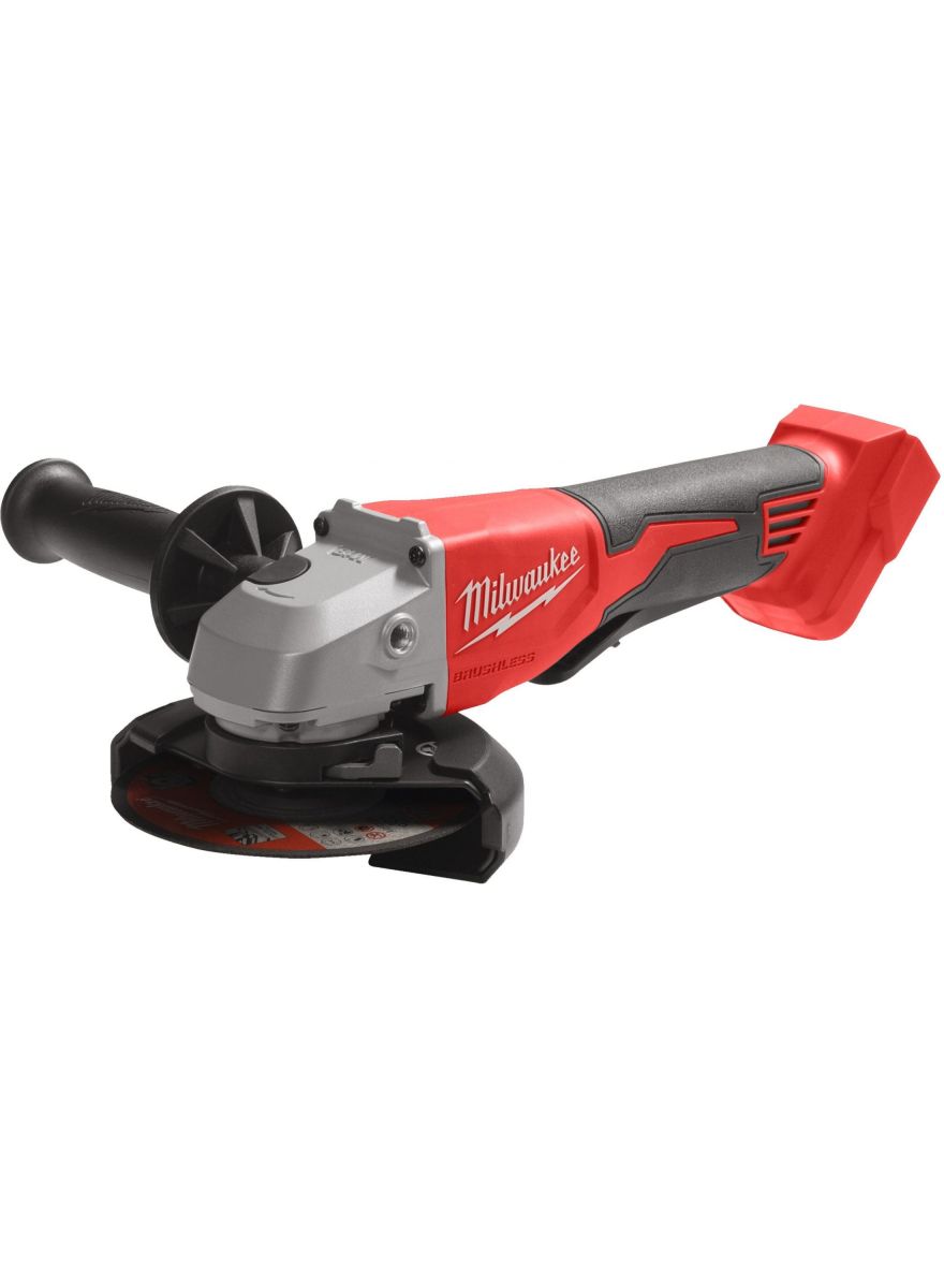 Шліфмашина кутова акумуляторна безщіткова MILWAUKEE, M18 BLSAG125XPD-0, діаметр 125мм, (каркас, бічна рукоять, захисний кожух, к (4933492645)