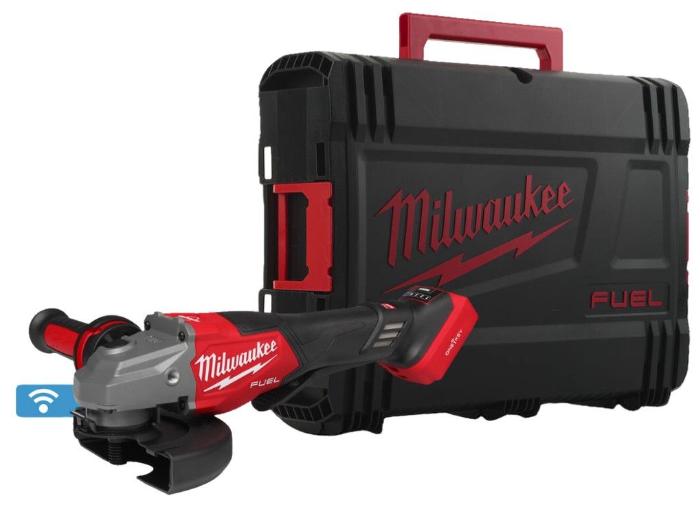 Шліфмашина кутова акумуляторна безщіткова MILWAUKEE, M18 FHSAGO125VXPDB2-0X, діаметр 125мм (антивібраційна бічна рукоятка, захис (4933493419)