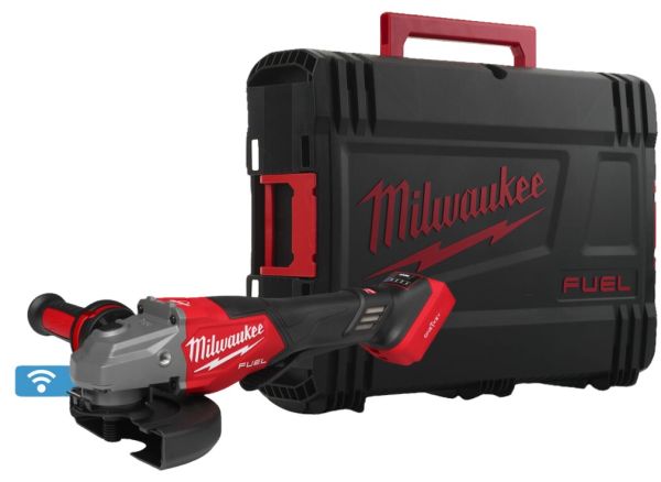 Шліфмашина кутова акумуляторна безщіткова MILWAUKEE, M18 FHSAGO125VXPDB2-0X, діаметр 125мм (антивібраційна бічна рукоятка, захис (4933493419)