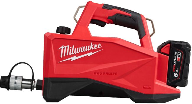 Насос гідравлічний акумуляторний MILWAUKEE, M18 HMP700-501 (зарядний пристрій М12-18 FC, 1 акумулятор М18 В5 5Аг) (4933493921)