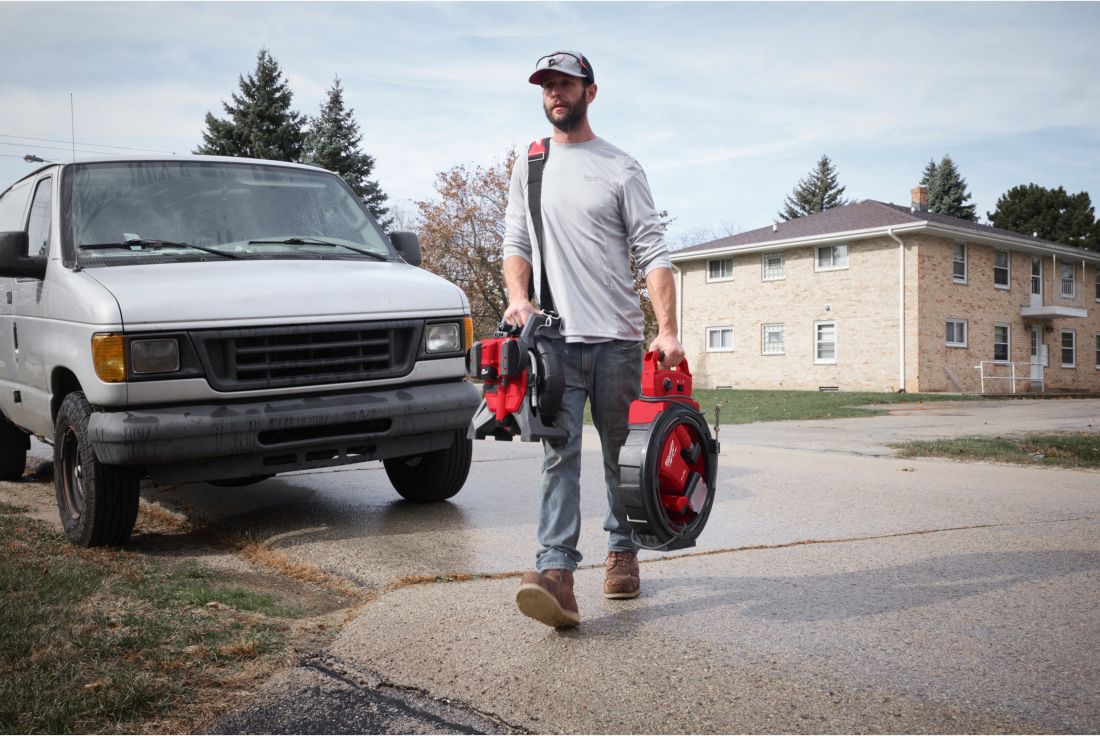Машина прочистна акумуляторна MILWAUKEE, M12 HSFSM-0, 5м (каркас, картонне пакування) (4933498377)