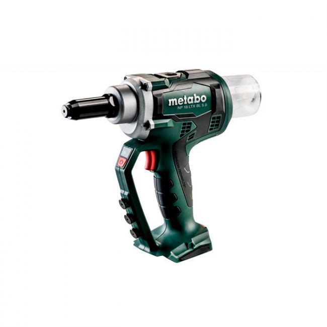 Акумуляторний заклепувальний пістолет Metabo NP 18 LTX BL 5.0 Каркас MetaBox (619002840)
