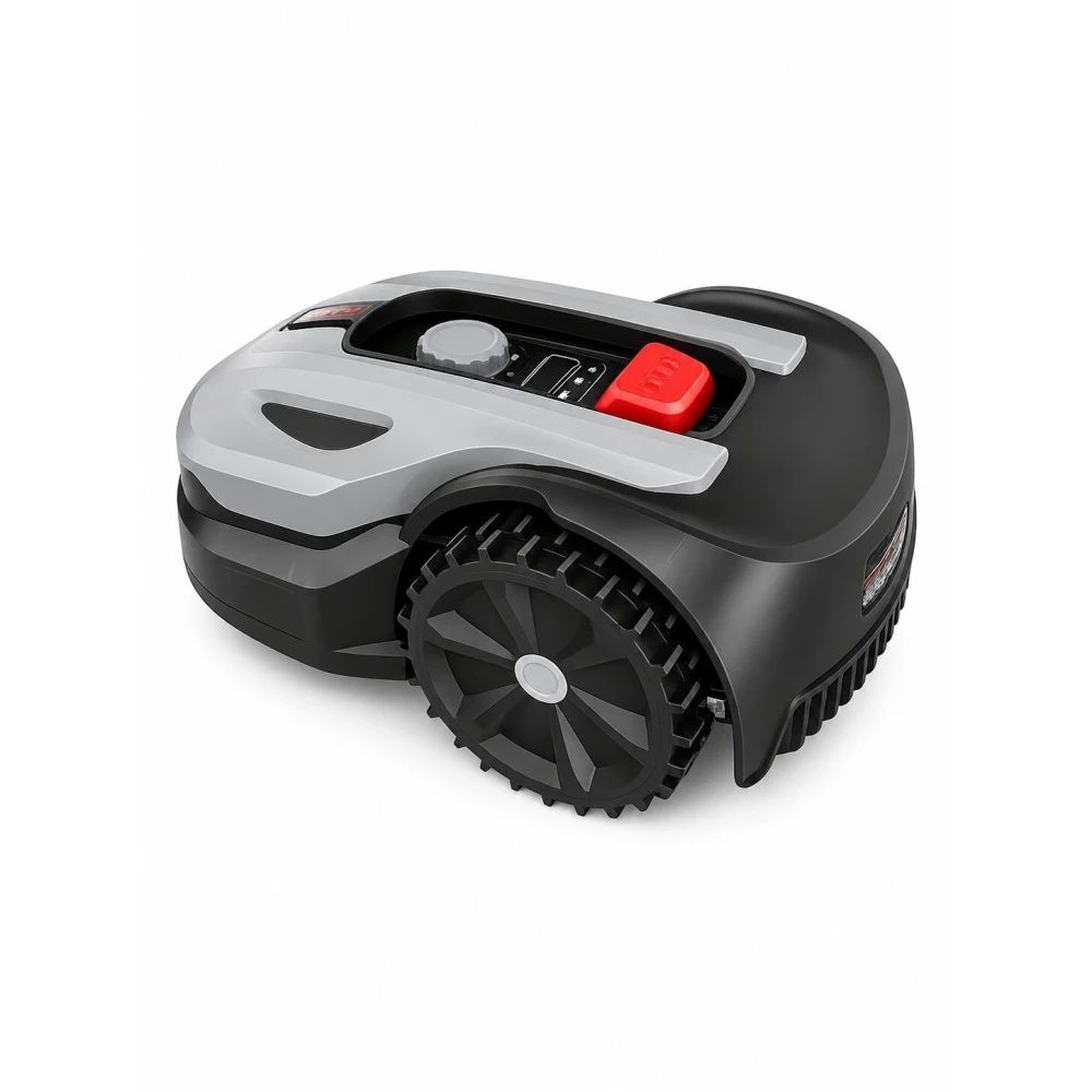 Газонокосарка-робот GTM RLM600/18W 600 кв.м із зарядною станцією та комплектом для встановлення (RLM600/18W) (84173)