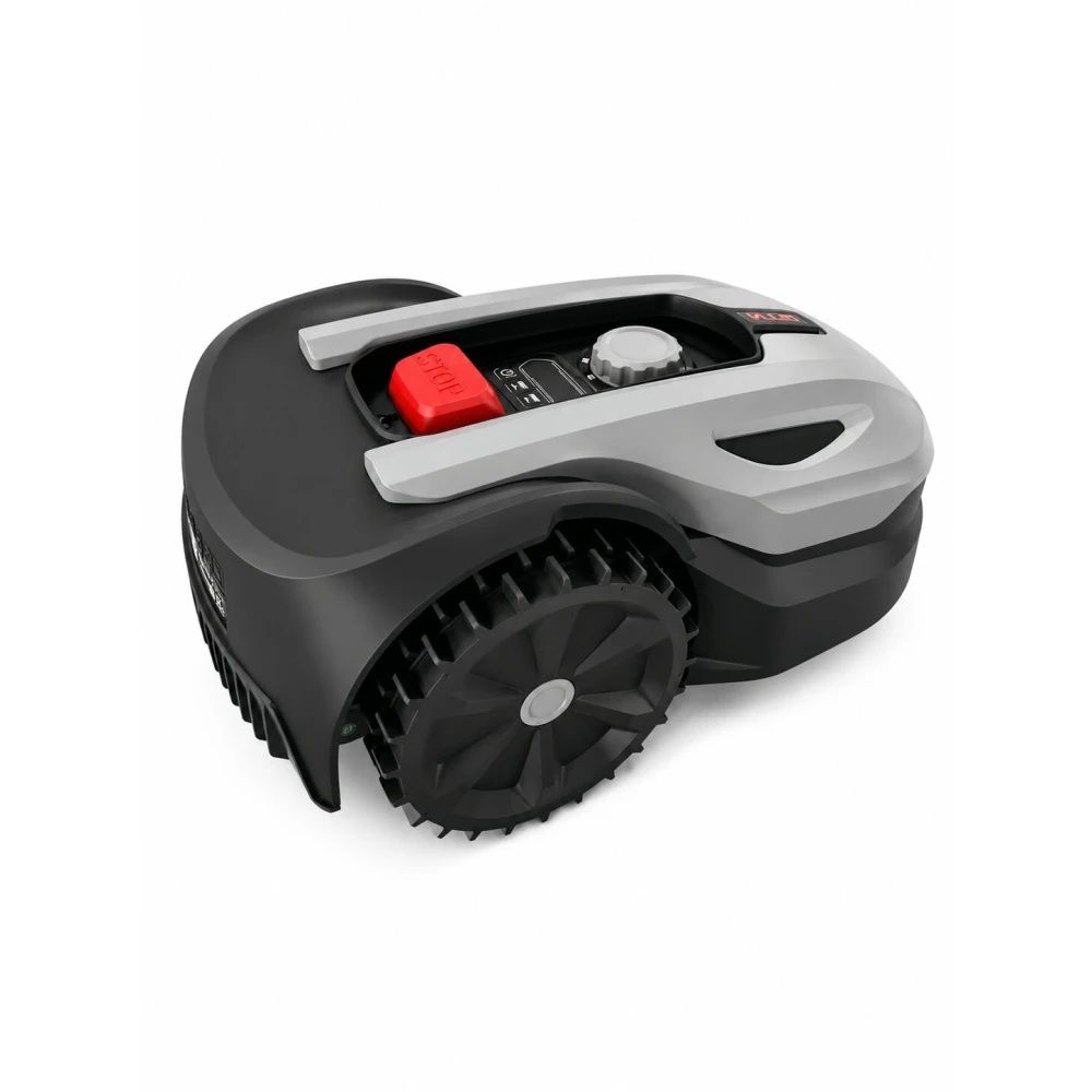 Газонокосарка-робот GTM RLM600/18W 600 кв.м із зарядною станцією та комплектом для встановлення (RLM600/18W) (84173)